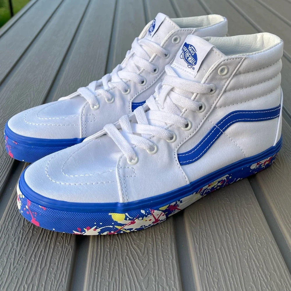 NEW Vans SK8 Hi Paint Boys' Grade School